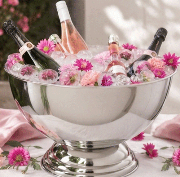 DIY EVJF glaçons fleurs