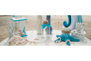 Réaliser une décoration de table sur le thème marin 