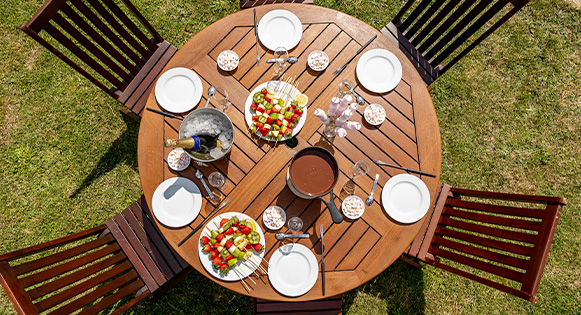 Choco party au jardin