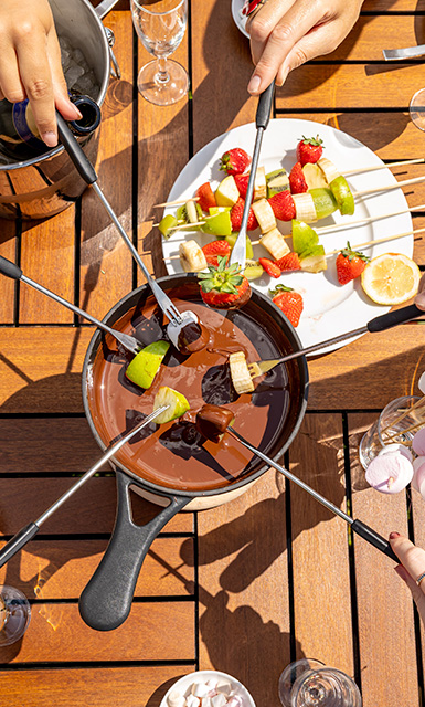 Choco party au jardin