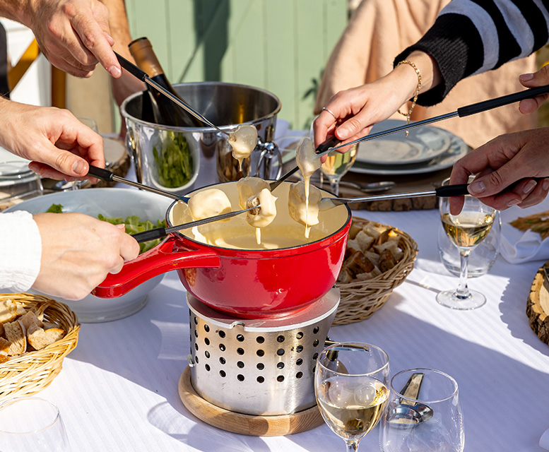 Fondue à cœur