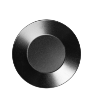 Lot de 25 grandes assiettes noires Ø 27,5 cm