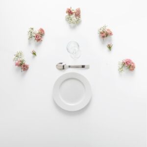 Pack vaisselle blanche - Dessert (24 pers. max)