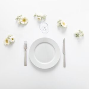 Pack vaisselle blanche - Plat (24 pers. max)