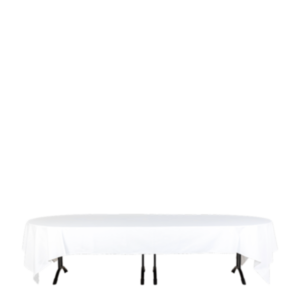 Pack table ovale et nappe (14 personnes max)