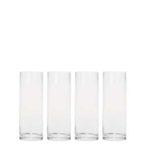 Lot de 6 petits vases cylindriques