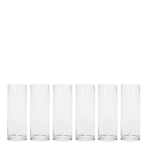 Lot de 6 petits vases cylindriques