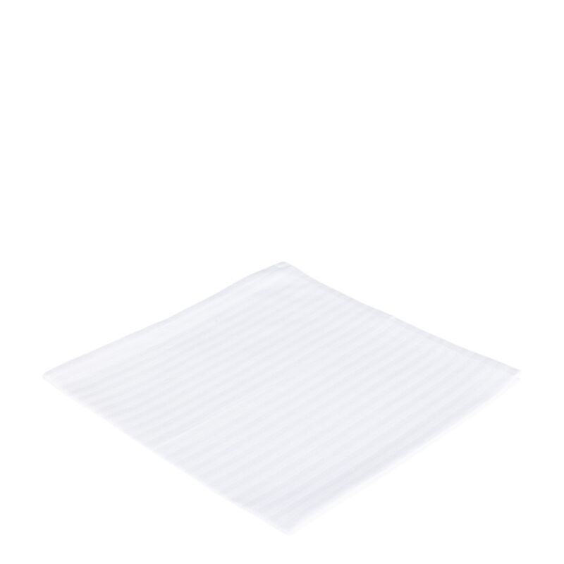 Serviette de table coton blanc 60 x 60 cm