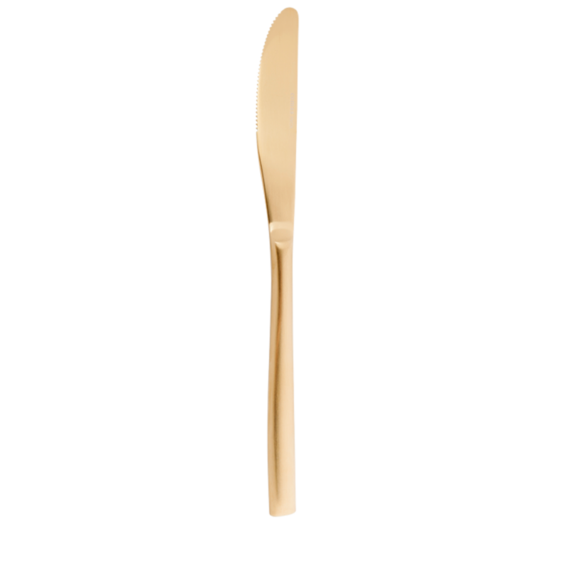 Couteau de table doré
