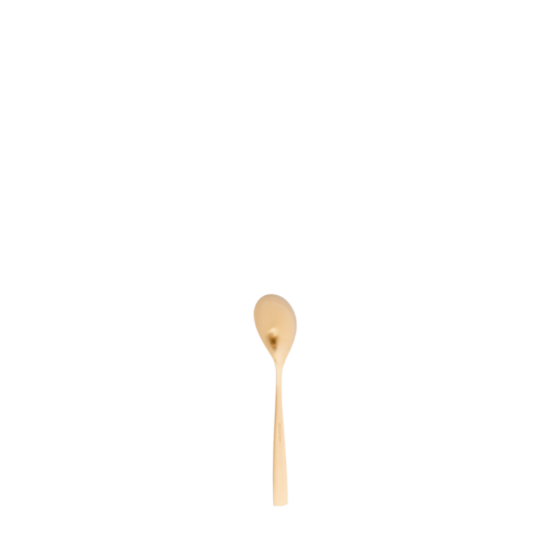 Cuillère à moka dorée