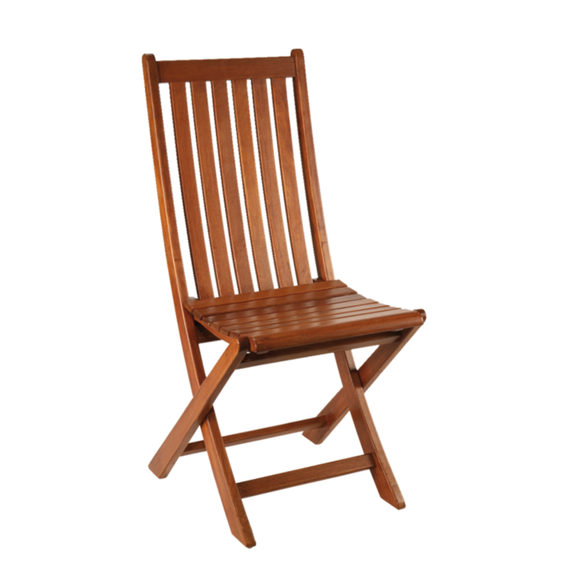 Chaise pliante en bois