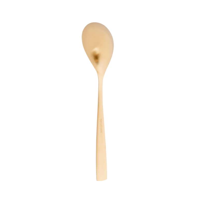 Cuillere de table dorée