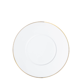 Lot de 35 petites assiettes filet or 23 cm