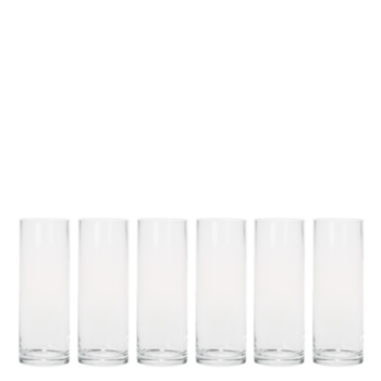 Lot de 6 petits vases cylindriques