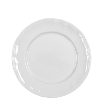 Lot de 40 grandes assiettes blanches &eacute;l&eacute;gantes &Oslash; 26 cm