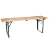 Table kermesse 80 x 220 cm H 78 cm