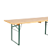 Table kermesse 80 x 220 cm H 78 cm