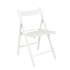 Chaise Minorca blanche pliante