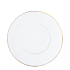 Lot de 25 grandes assiettes plates Filet Or Ø 27 cm