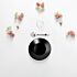 Pack vaisselle noire - Dessert (35 pers)