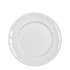 Lot de 40 grandes assiettes blanches élégantes Ø 26 cm