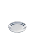 Plateau de présentation ovale inox 40 x 60 cm