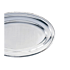 Plateau de présentation ovale inox 40 x 60 cm