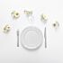 Pack vaisselle blanche élégante - Plat (40 personnes max)