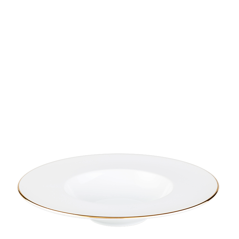 Lot de 20 assiettes creuses Filet Or Ø 27 cm