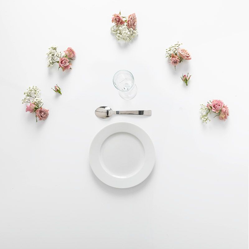 Pack vaisselle blanche - Dessert (24 pers. max)
