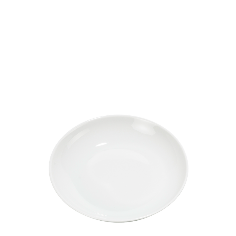 Lot de 40 assiettes creuses blanches Ø 19 cm