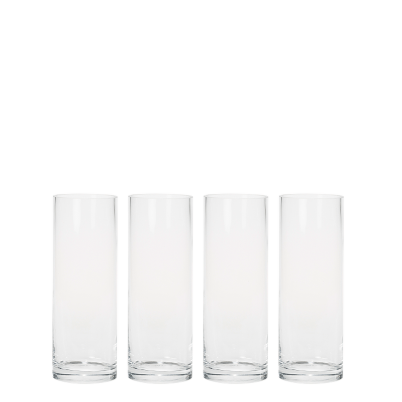 Lot de 6 petits vases cylindriques