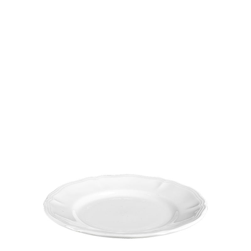 Lot de 50 petites assiettes blanches élégantes Ø 21 cm