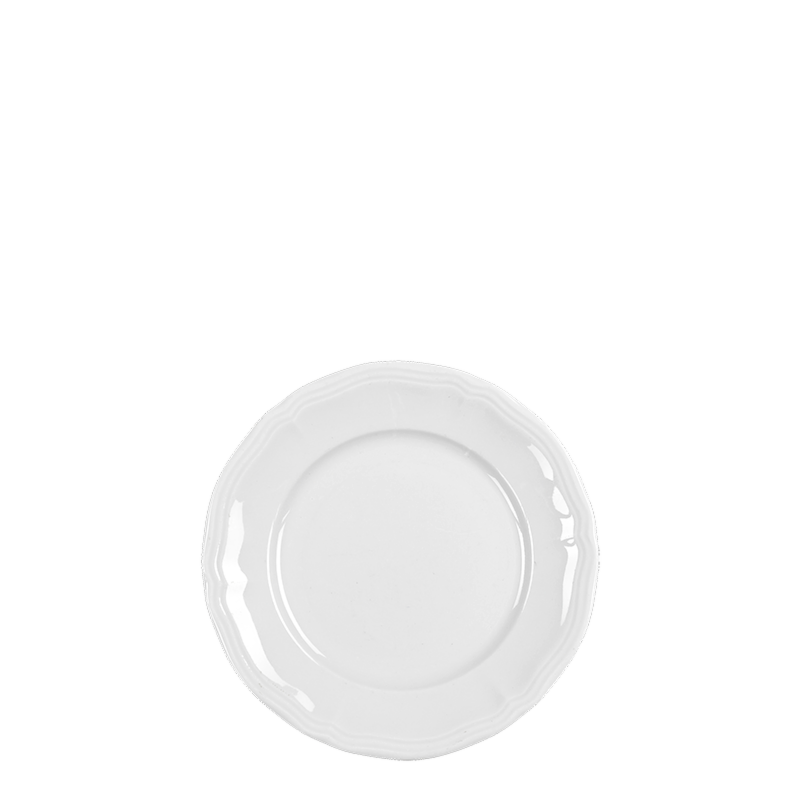 Lot de 50 petites assiettes blanches élégantes Ø 21 cm