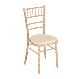 Chaise bambou avec assise écrue