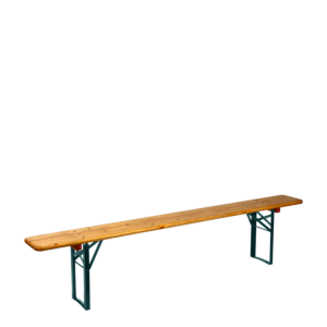 Banc en bois naturel 25 x 220 cm H 47 cm