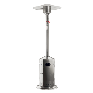 Chauffage de terrasse inox H 240 cm gaz