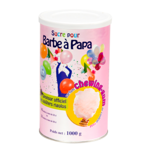 Sucre rose pour barbe à papa parfum chewing gum 1 kg