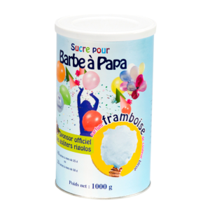 Sucre bleu pour barbe à papa parfum framboise 1kg