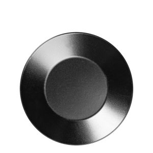 Lot de 25 grandes assiettes noires Ø 27,5 cm