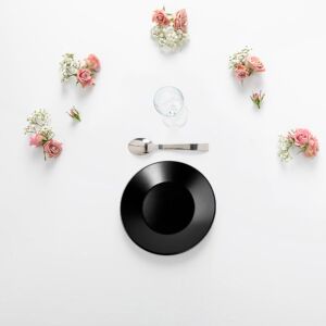 Pack vaisselle noire - Dessert (35 pers)