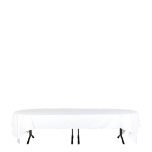 Pack table ovale et nappe (14 personnes)