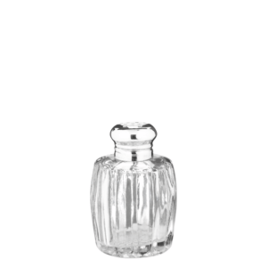Salière et poivrière en verre (sans sel et poivre)