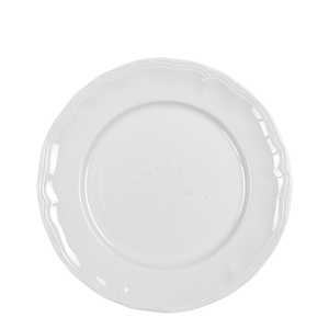 Lot de 40 grandes assiettes blanches élégantes Ø 26 cm