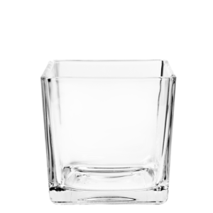Grand cube en verre apéro 10 x 10 cm 57 cl