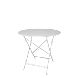 Table de bistrot blanche