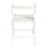 Chaise Minorca blanche pliante