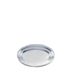 Plateau de présentation ovale inox 40 x 60 cm