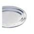 Plateau de présentation ovale inox 40 x 60 cm