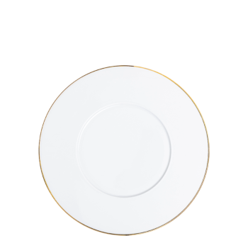 Lot de 35 petites assiettes filet or 23 cm